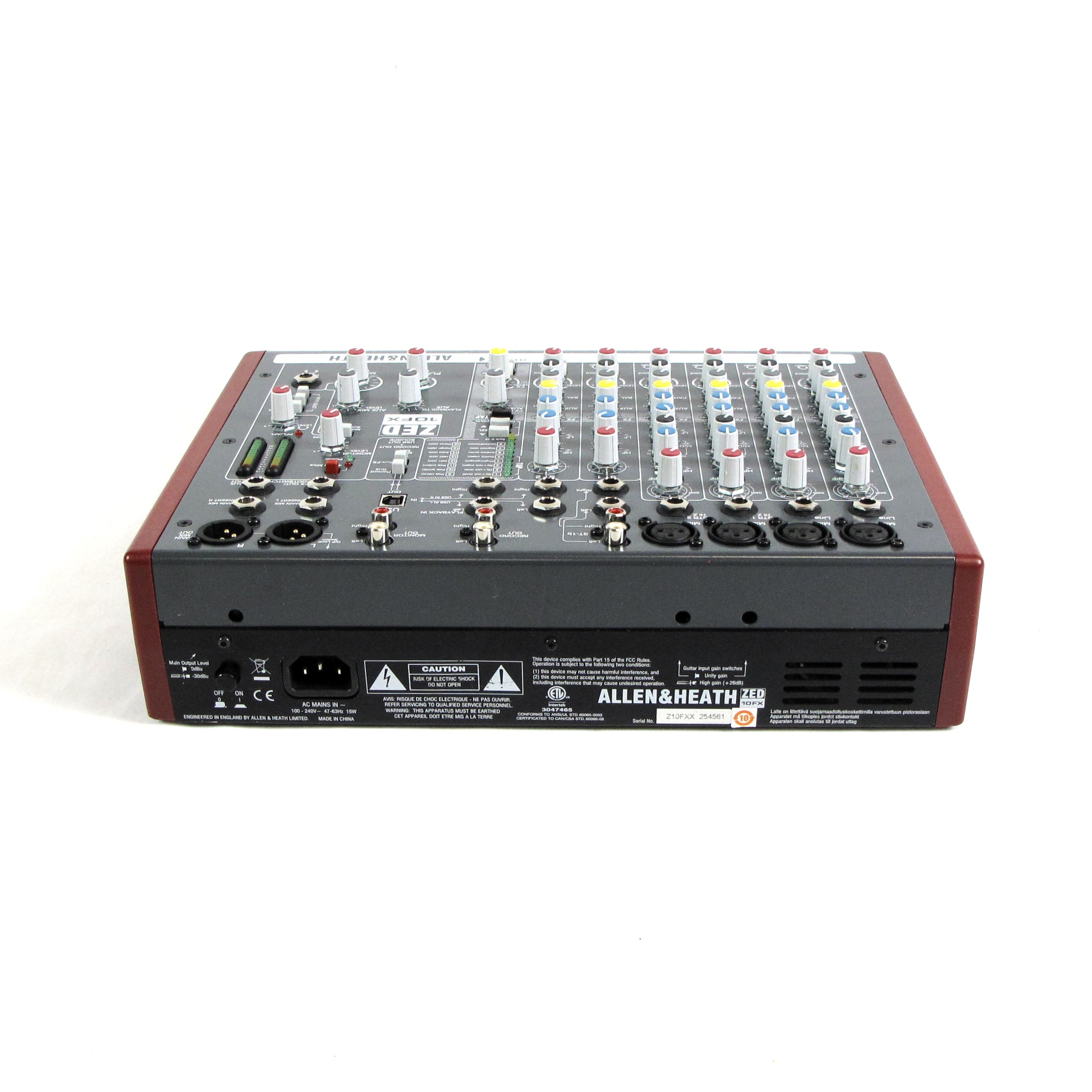 Allen & Heath ZED10FX Mixer Used At Music Manor