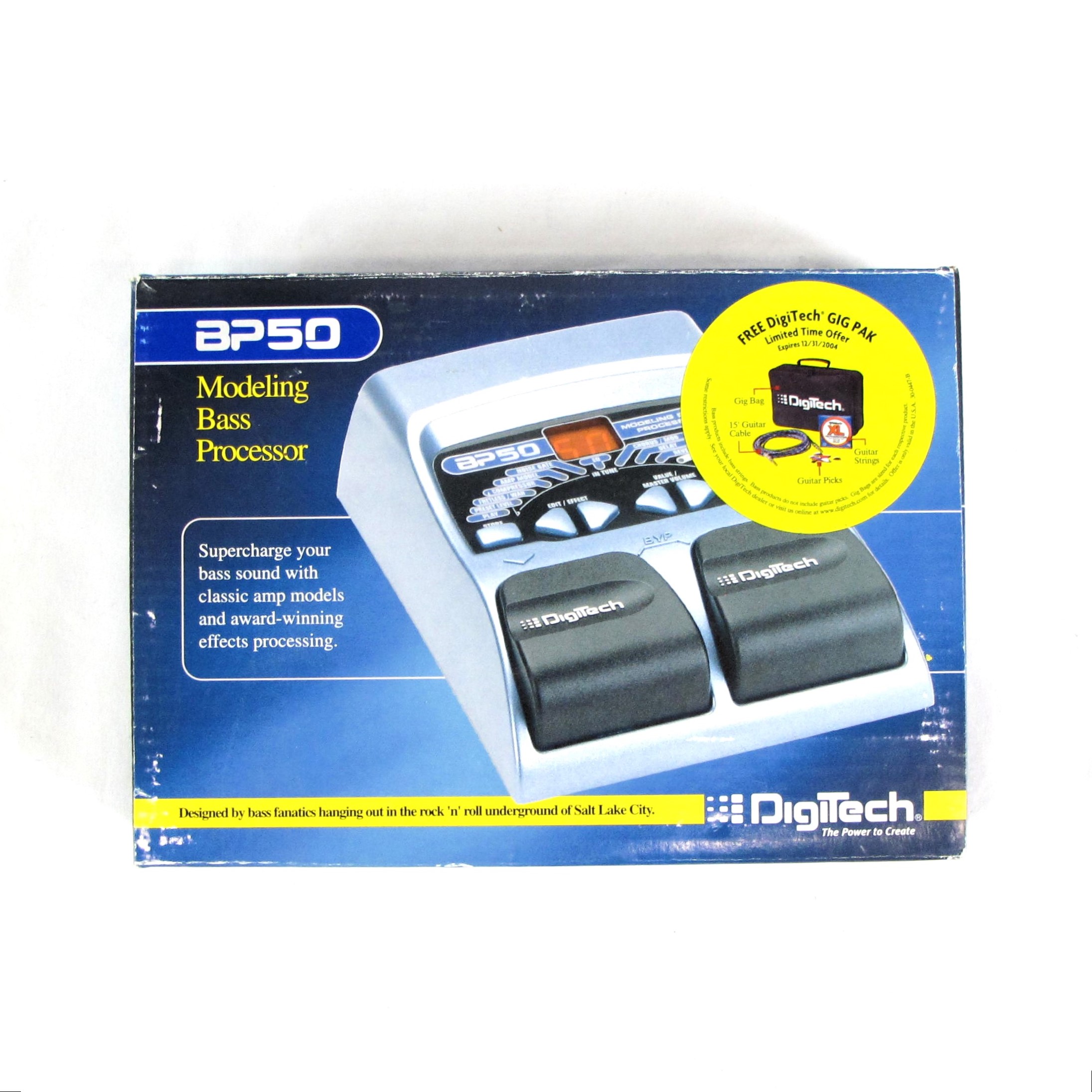 Digitech BP50 Bass MultiEffects Used At Music Manor