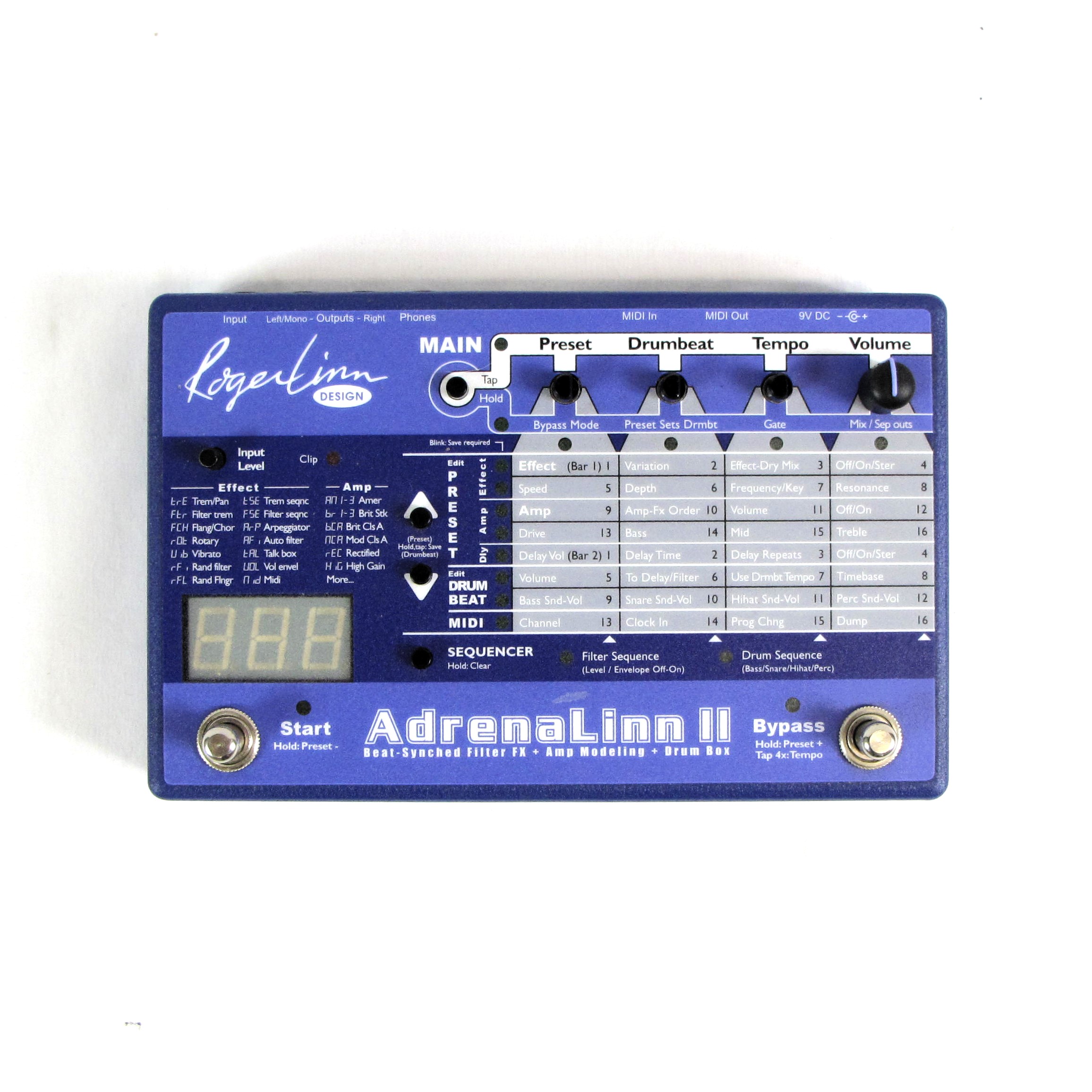 Roger Linn Adrenalinn II Used At Music Manor