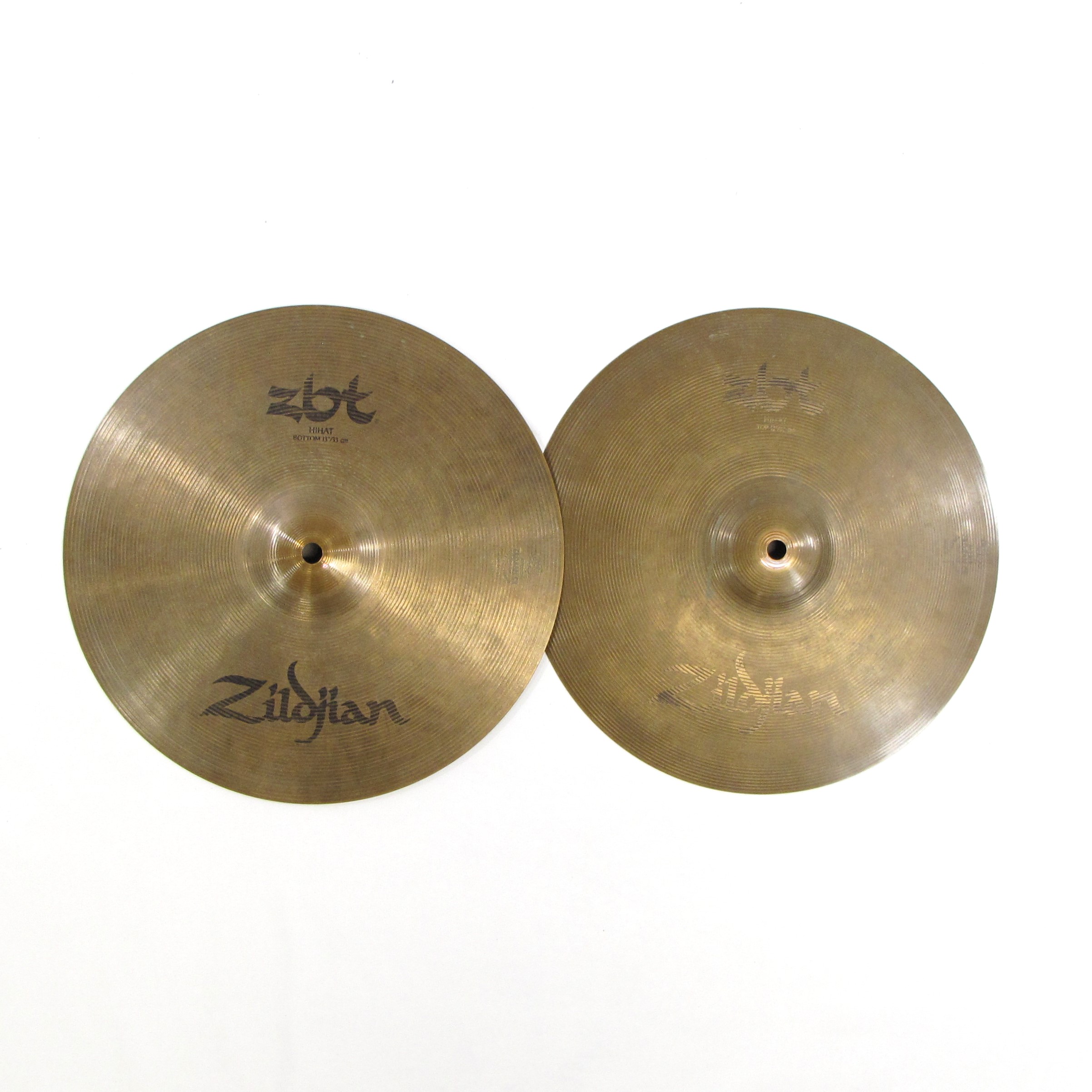 zildjian 13" zbt hi hat cymbal pair