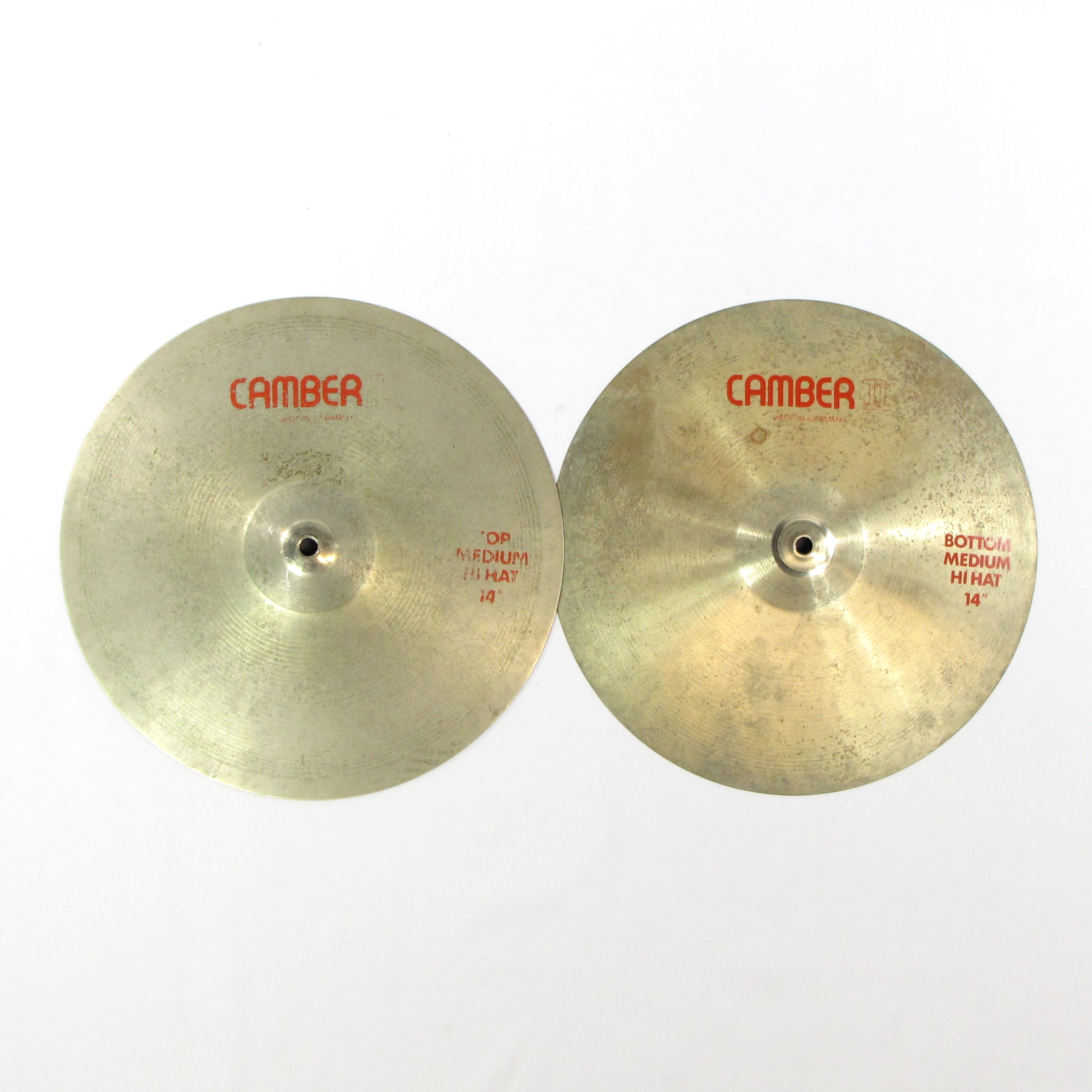 Camber 14" Hi-Hat Cymbal Pair Used