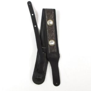 taylor grand pacific 3 inch nickel concho leather strap