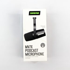 shure mv7x podcast microphone