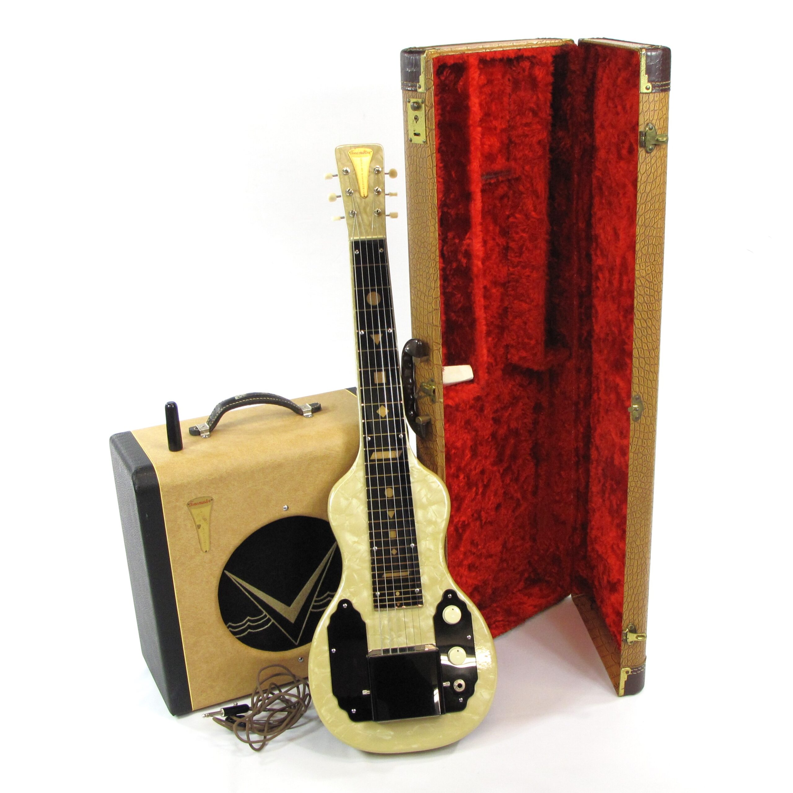 vintage english electronics tonemaster lap steel and amplifier 1950s
