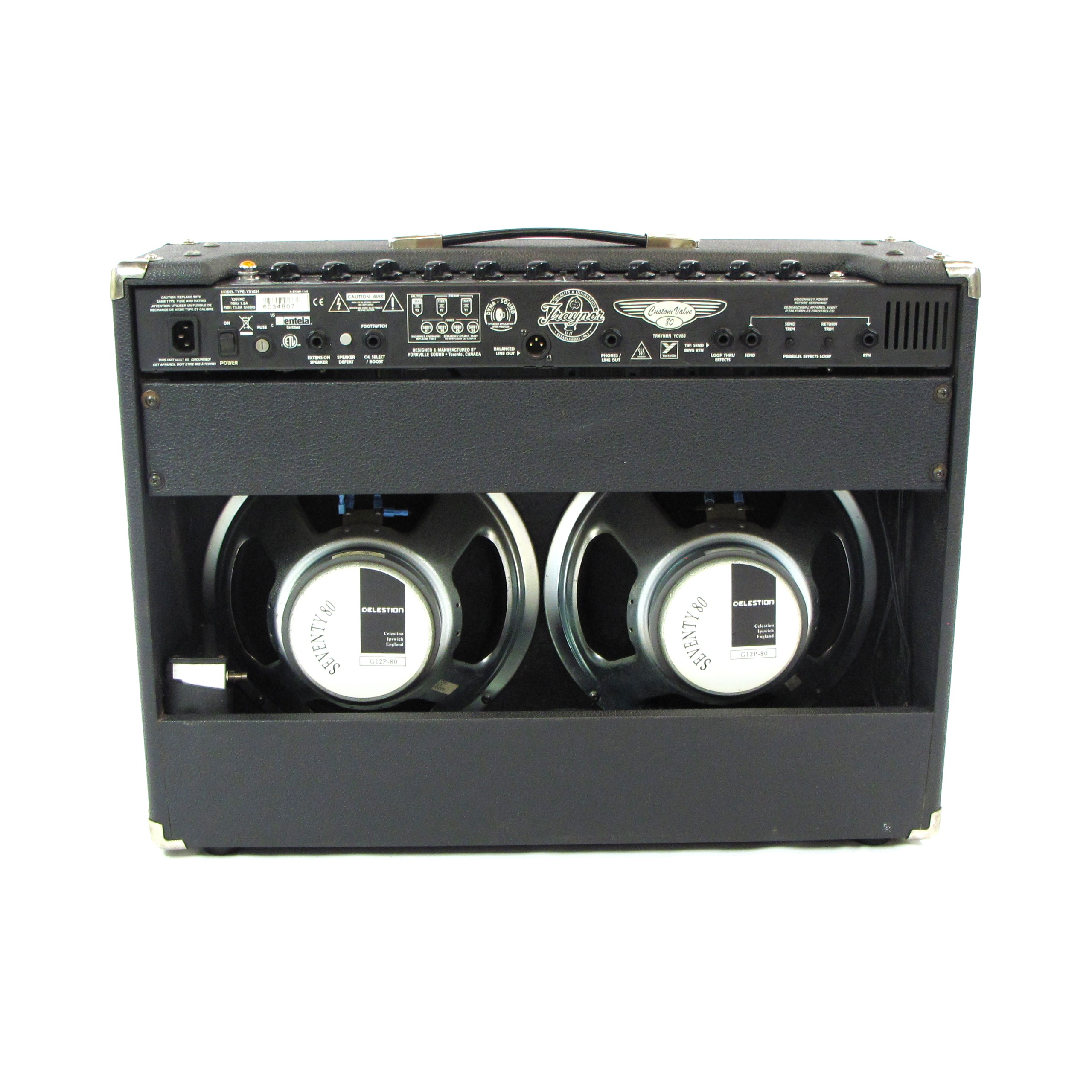 traynor ycv80 combo amplifier