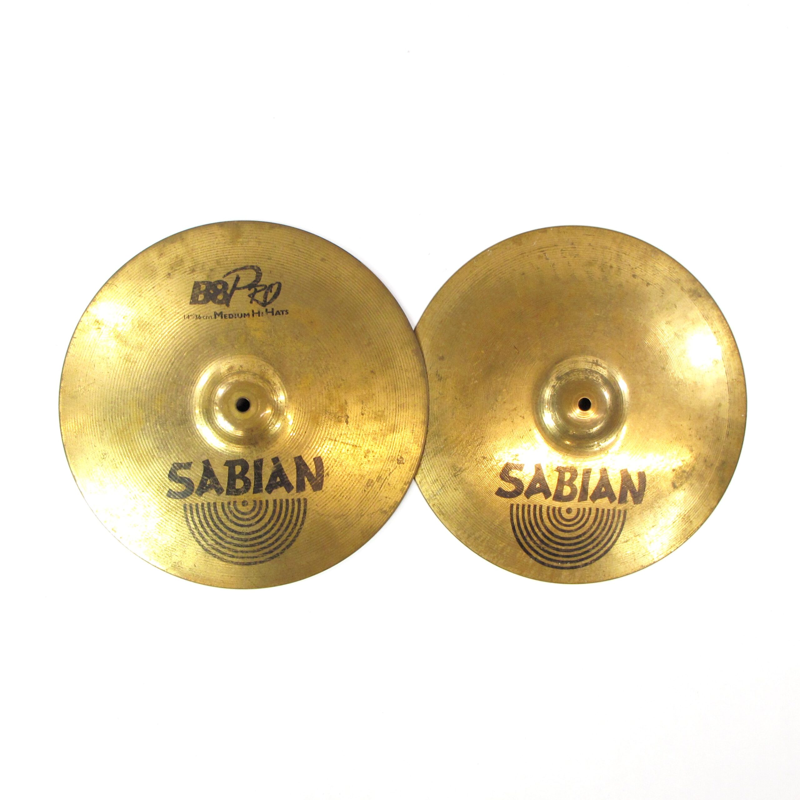 sabian 14" b8 pro hi hat cymbal pair