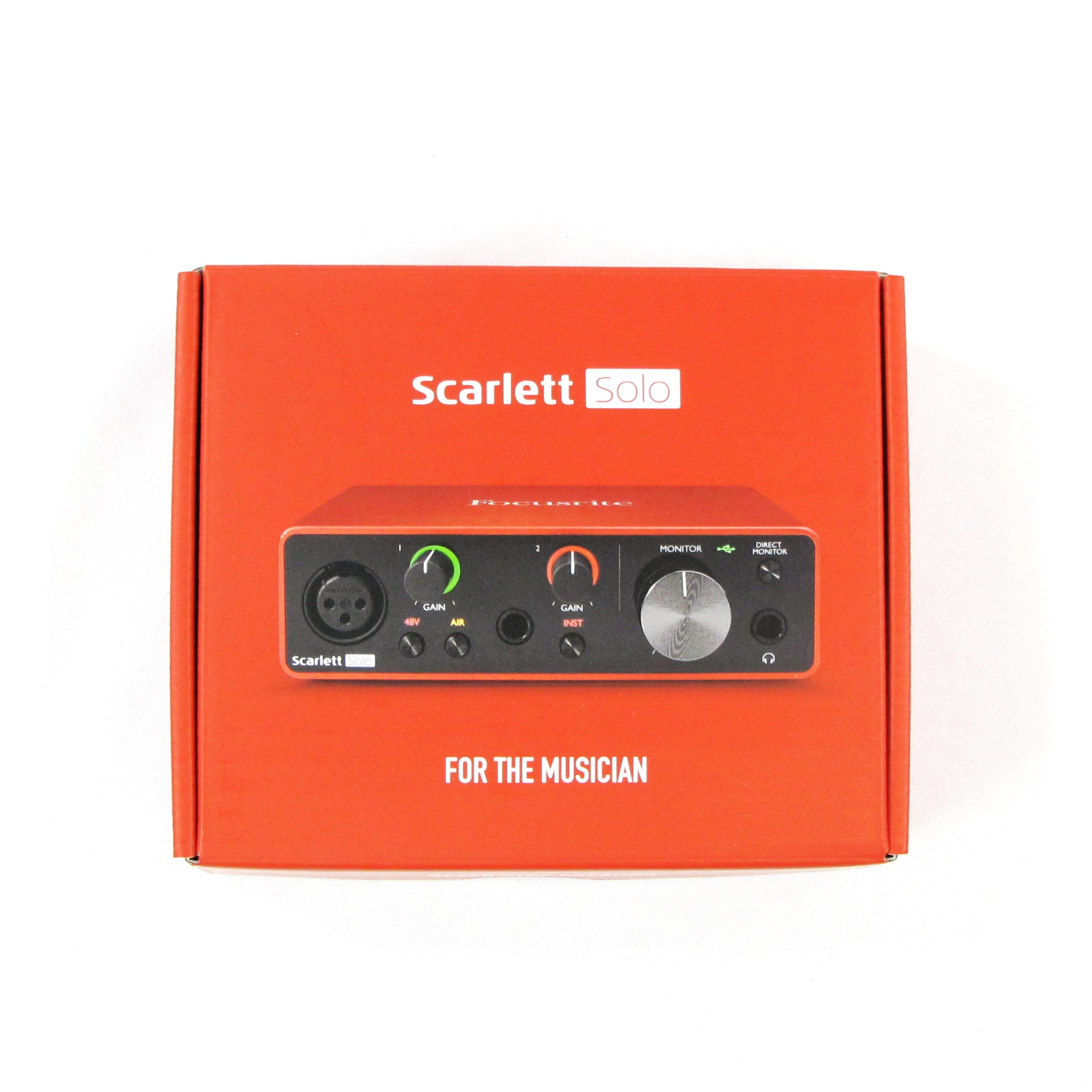 focusrite scarlett solo 3rd gen usb audio interface