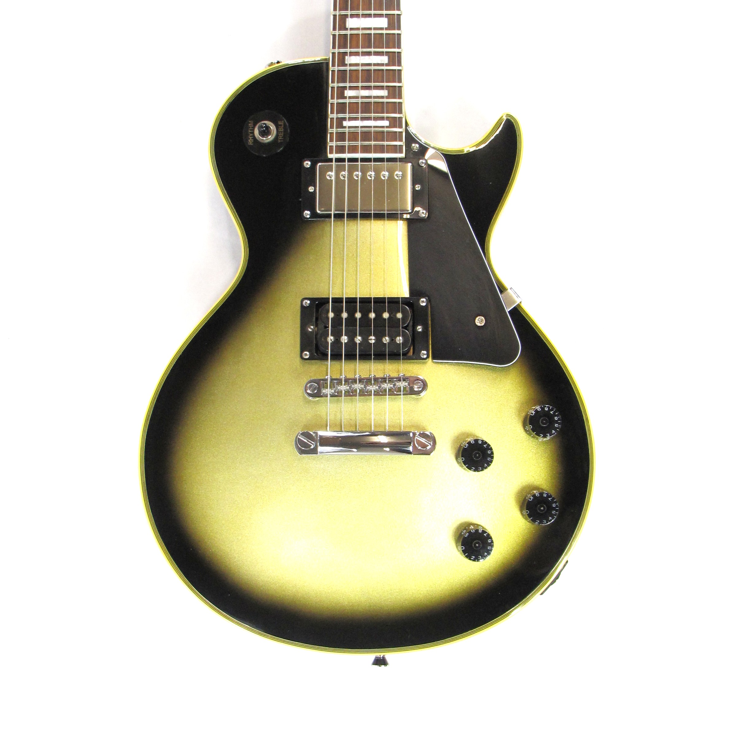 unbranded single cut electric guitar
