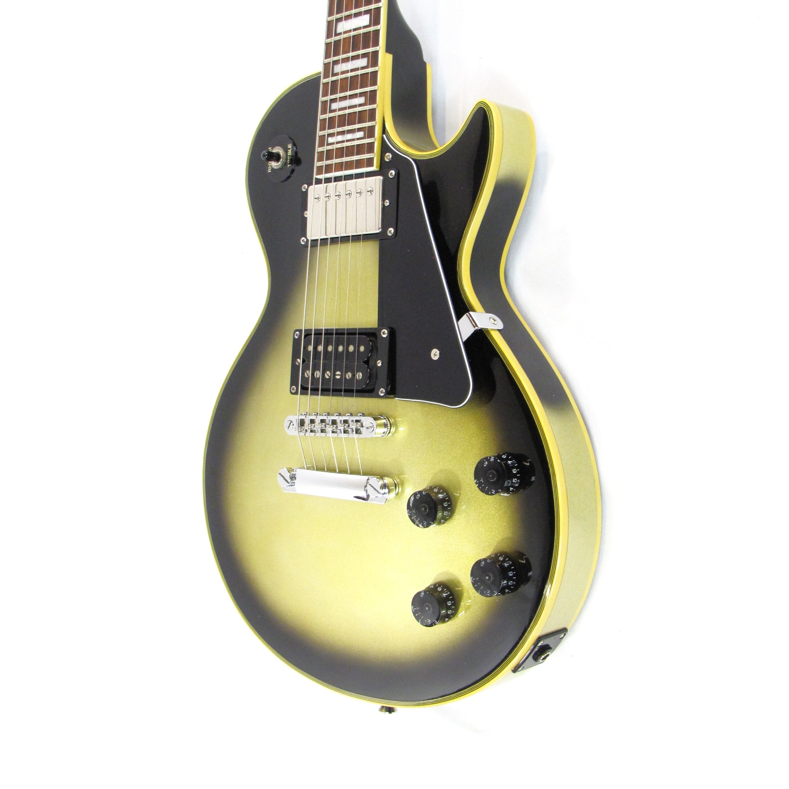 unbranded single cut electric guitar