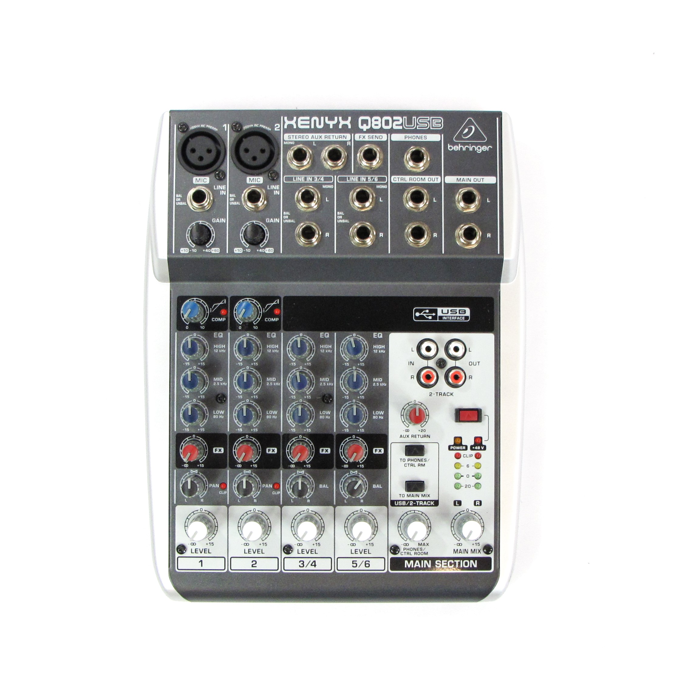 behringer xenyx q802usb mixer