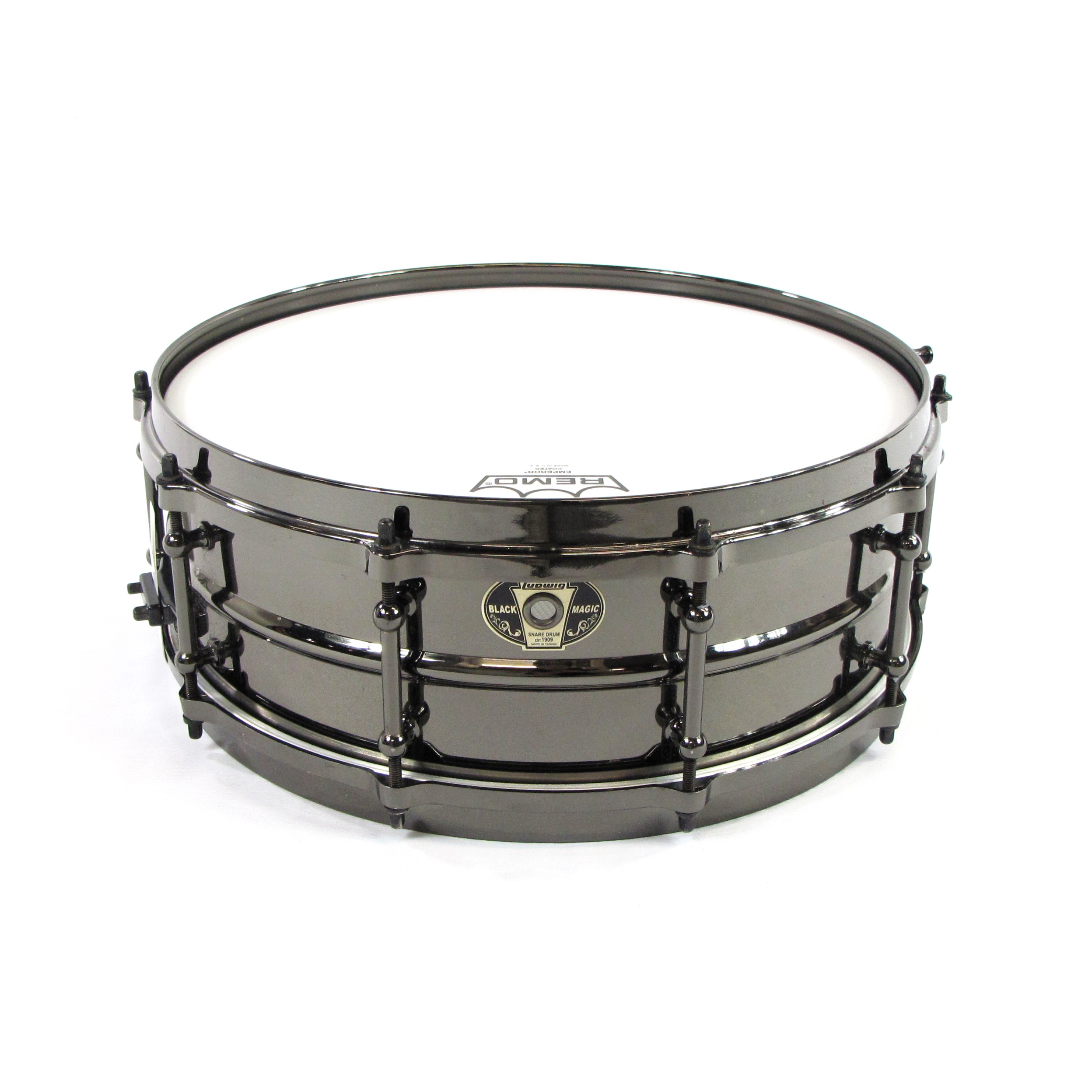ludwig black magic 6.5"x14" snare drum