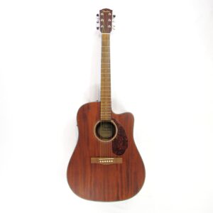 fender cd 60sce dreadnought acoustic electric all mahogany