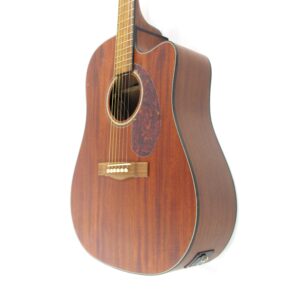 fender cd 60sce dreadnought acoustic electric all mahogany