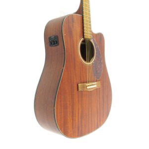 fender cd 60sce dreadnought acoustic electric all mahogany