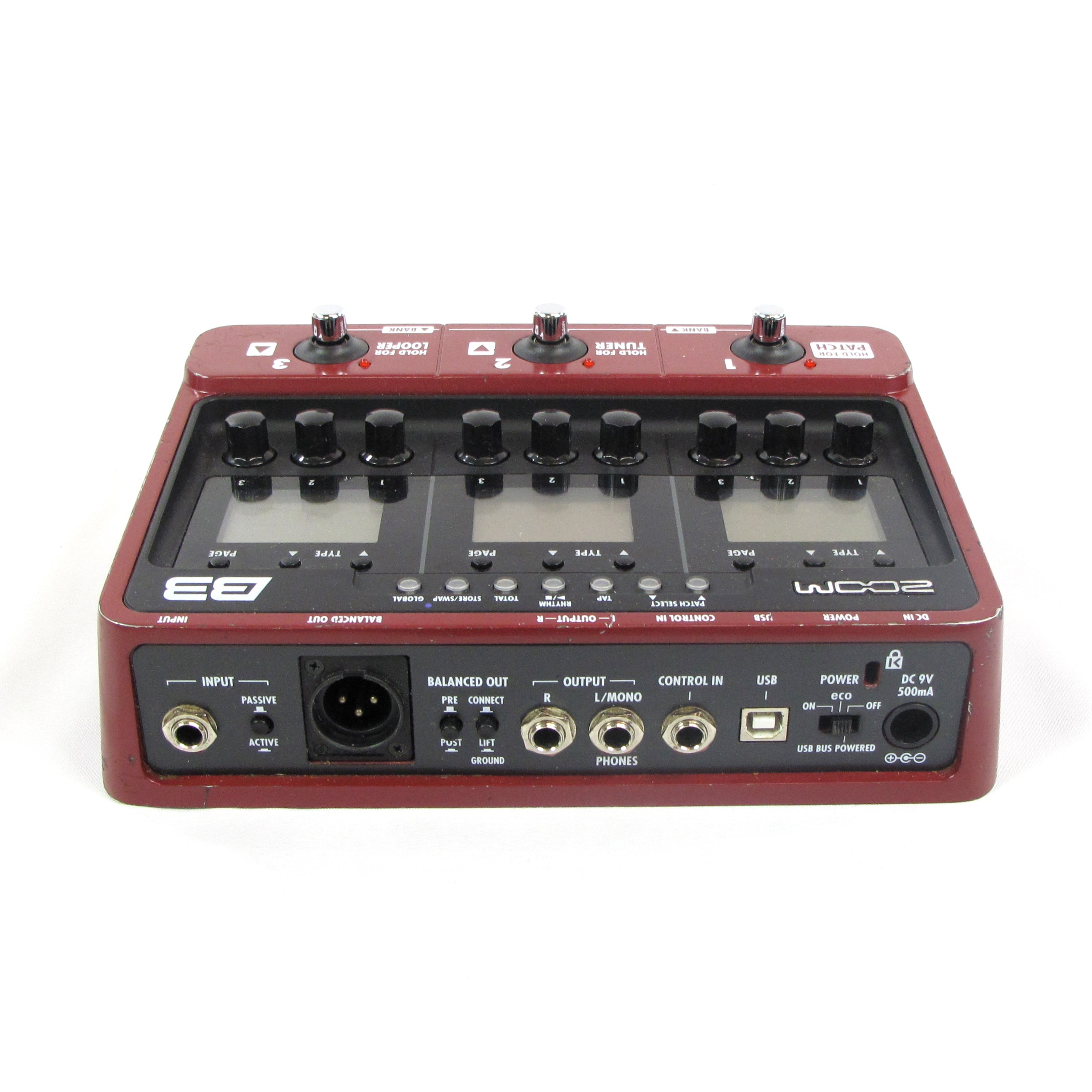zoom b3 bass multi effects processor