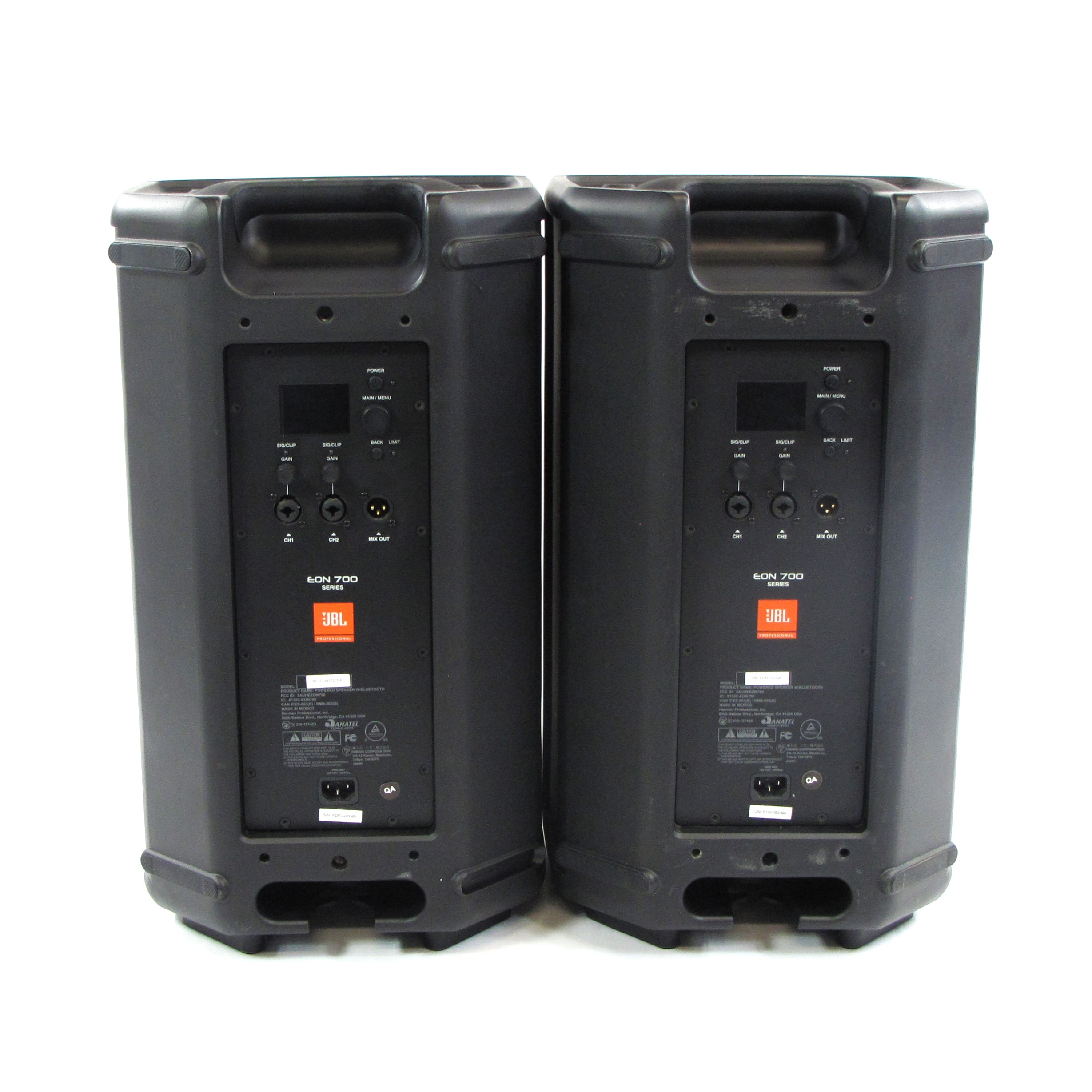 jbl eon710 pa speaker pair