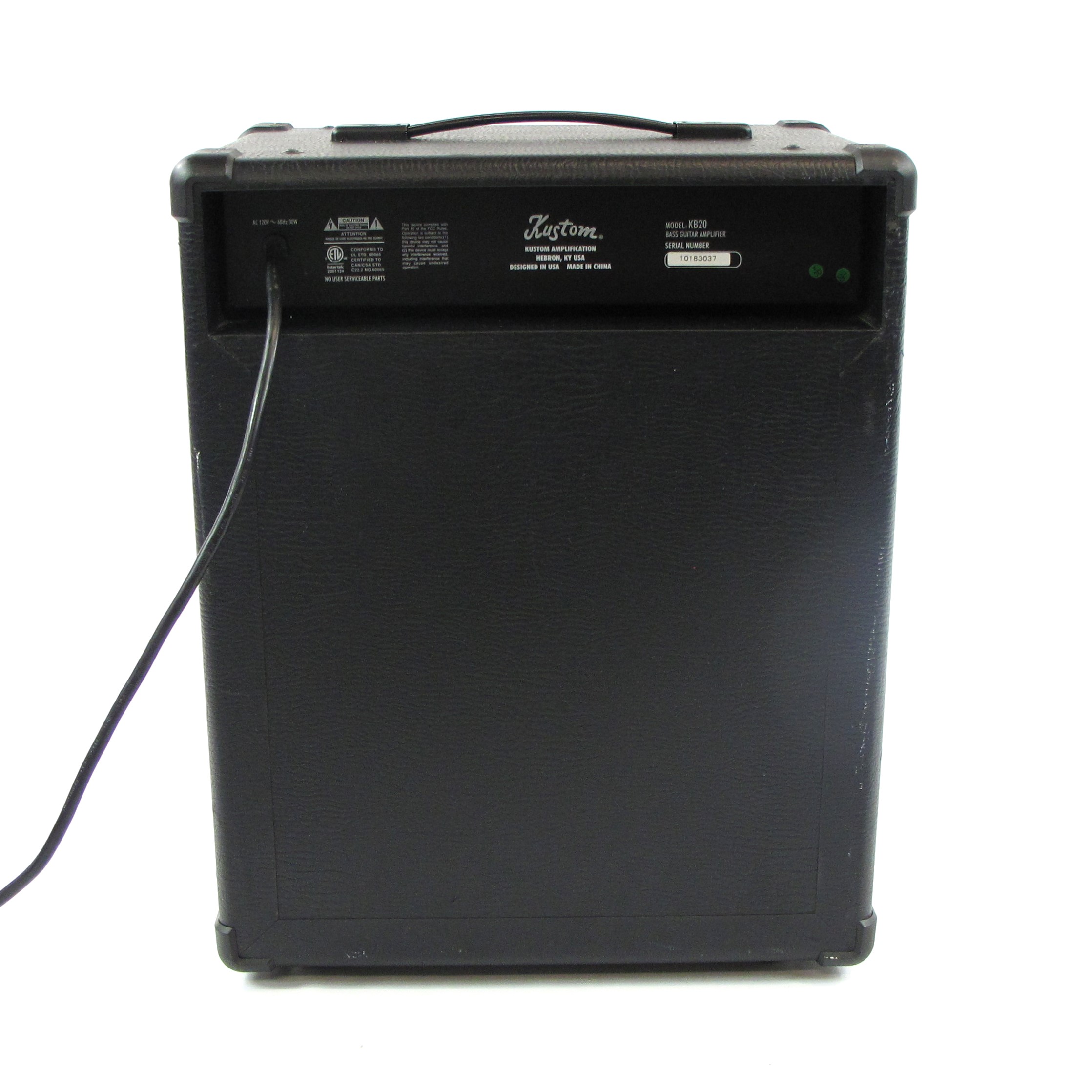 kustom kb20 bass amplifier