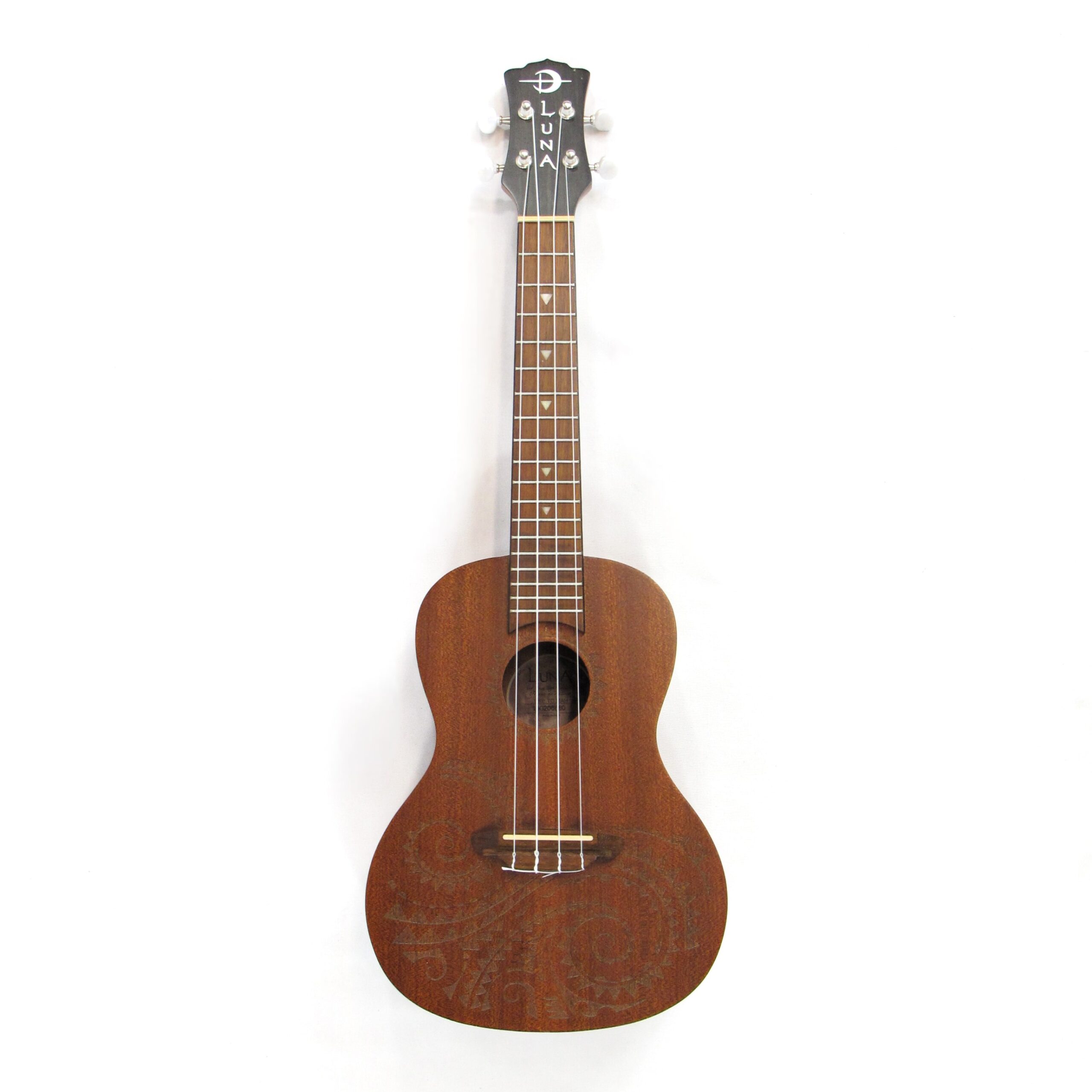 luna tattoo concert mahogany ukulele