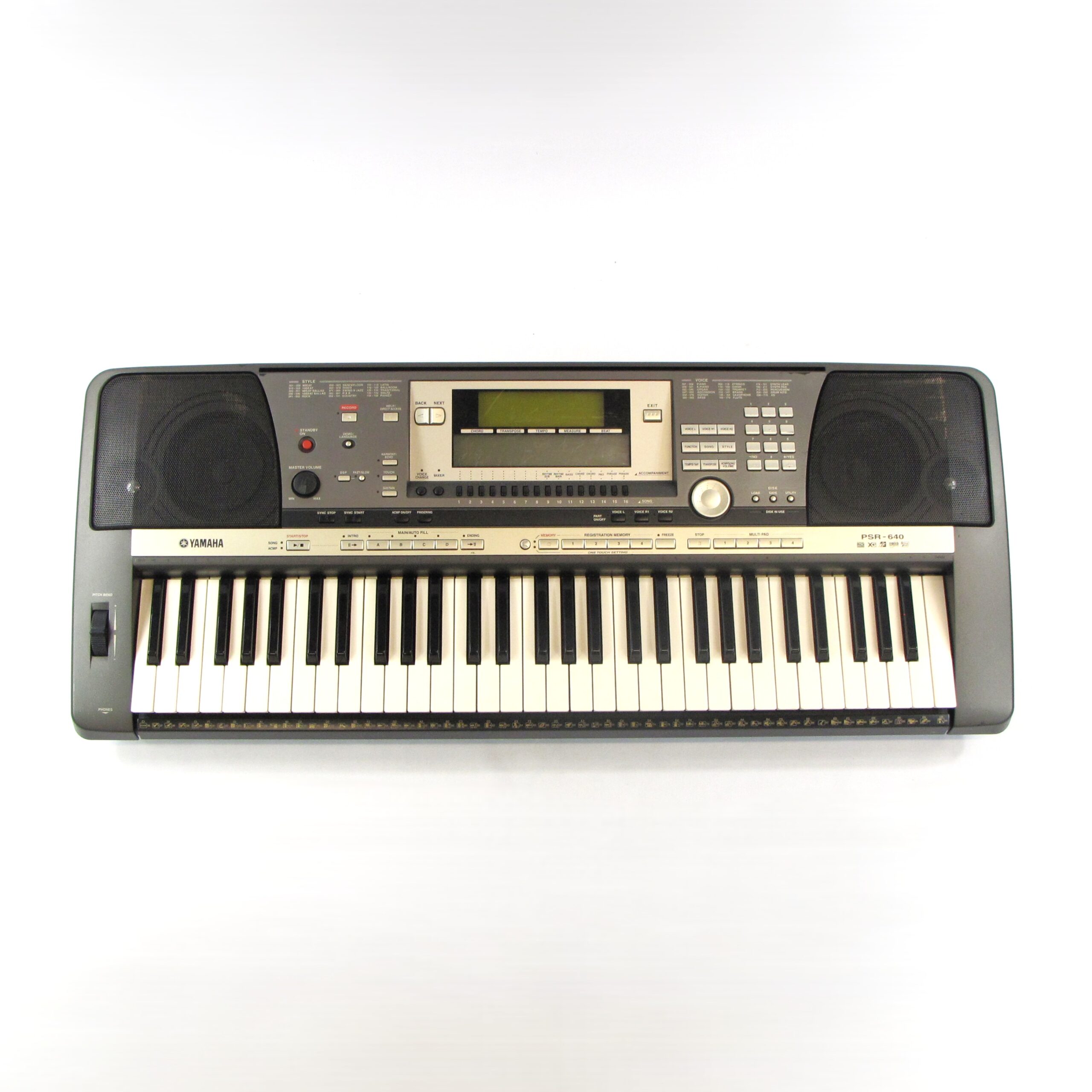 yamaha psr 640 arranger keyboard