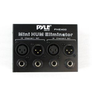 pyle phe400 mini hum eliminator box