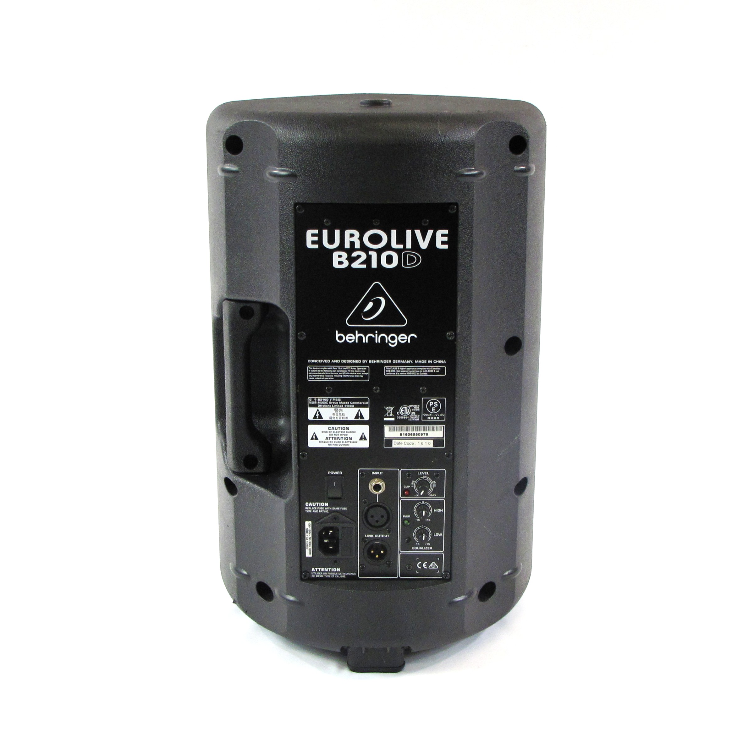 behringer b210d powered speaker