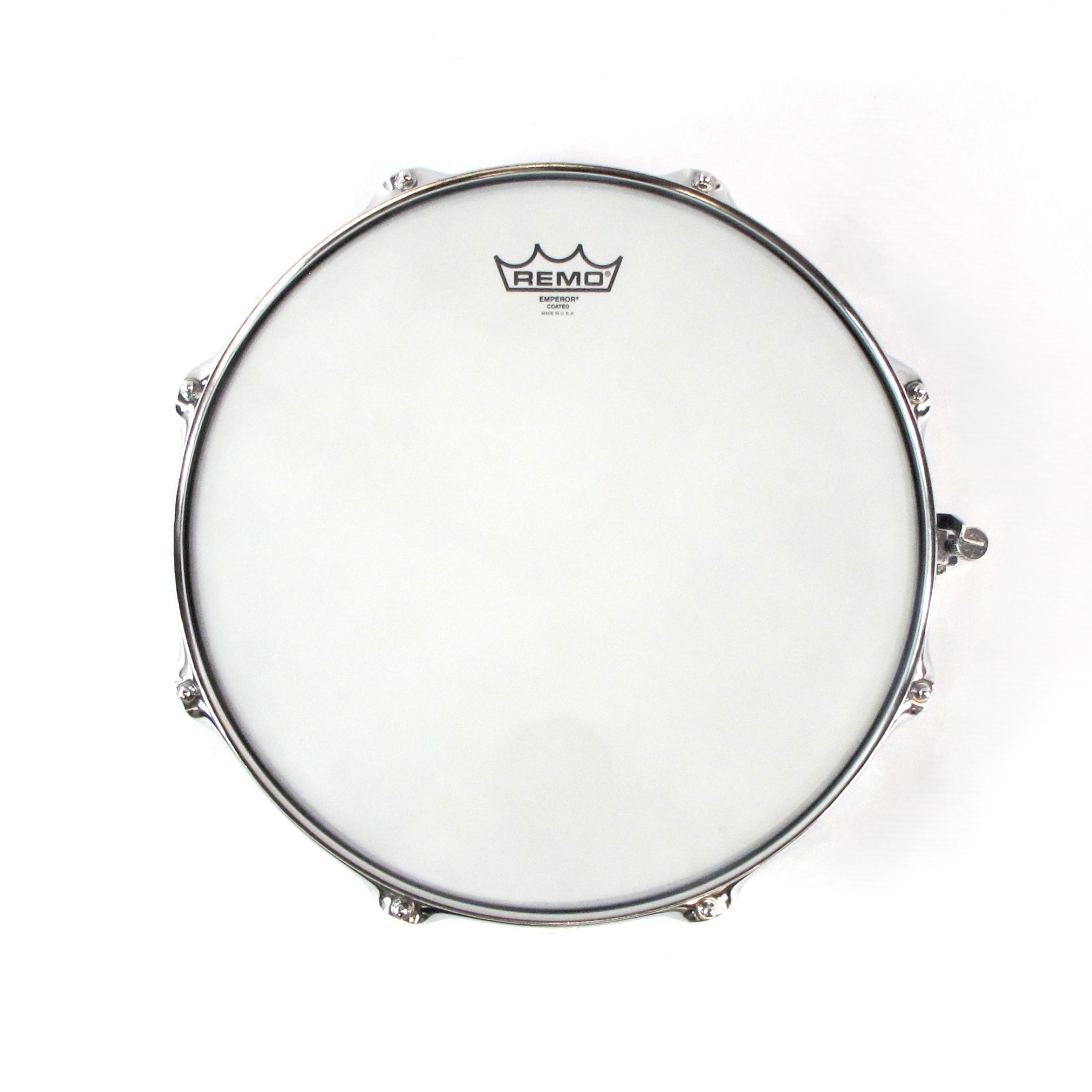 vintage ludwig lm404 acrolite "rocker" snare drum 1980s