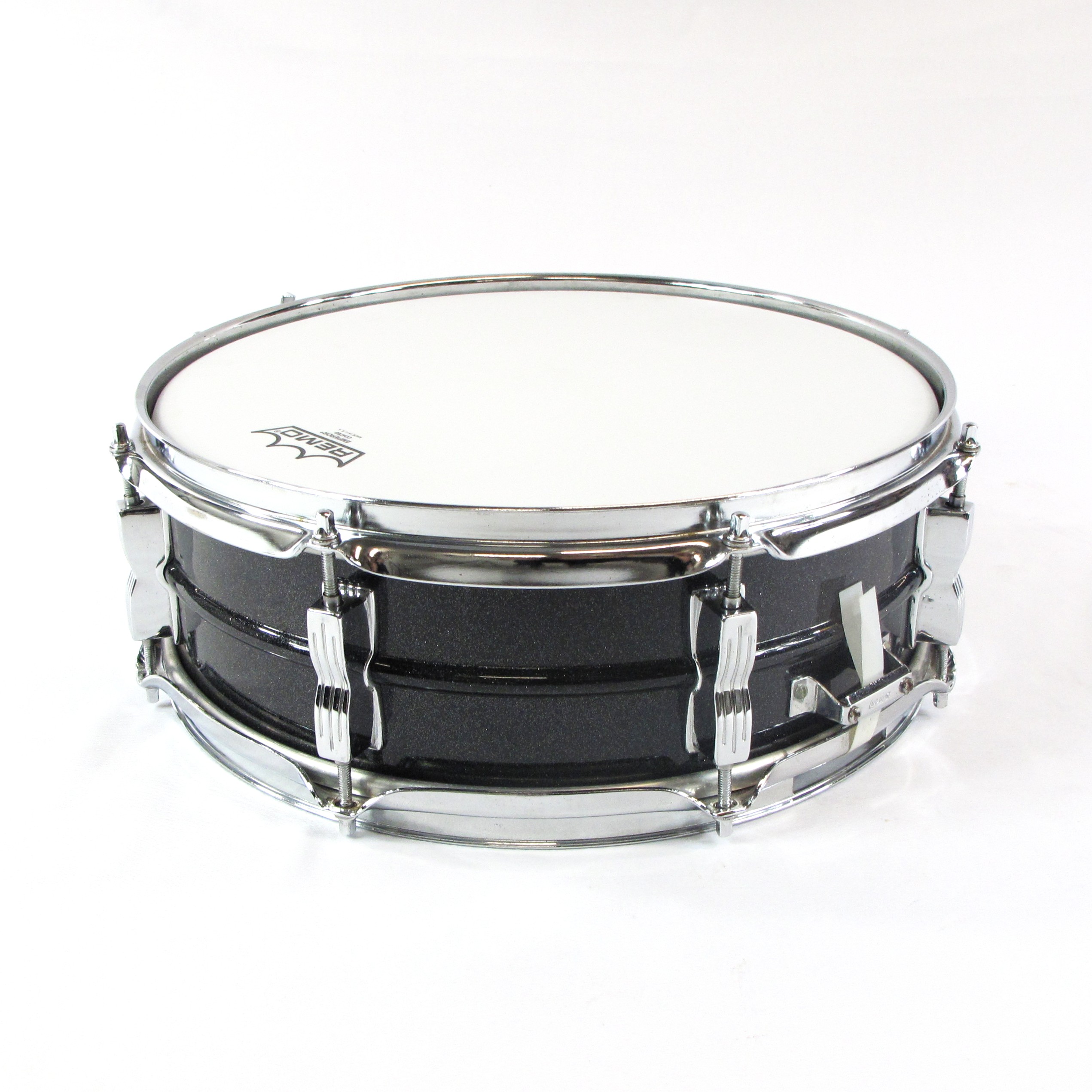 vintage ludwig lm404 acrolite "rocker" snare drum 1980s