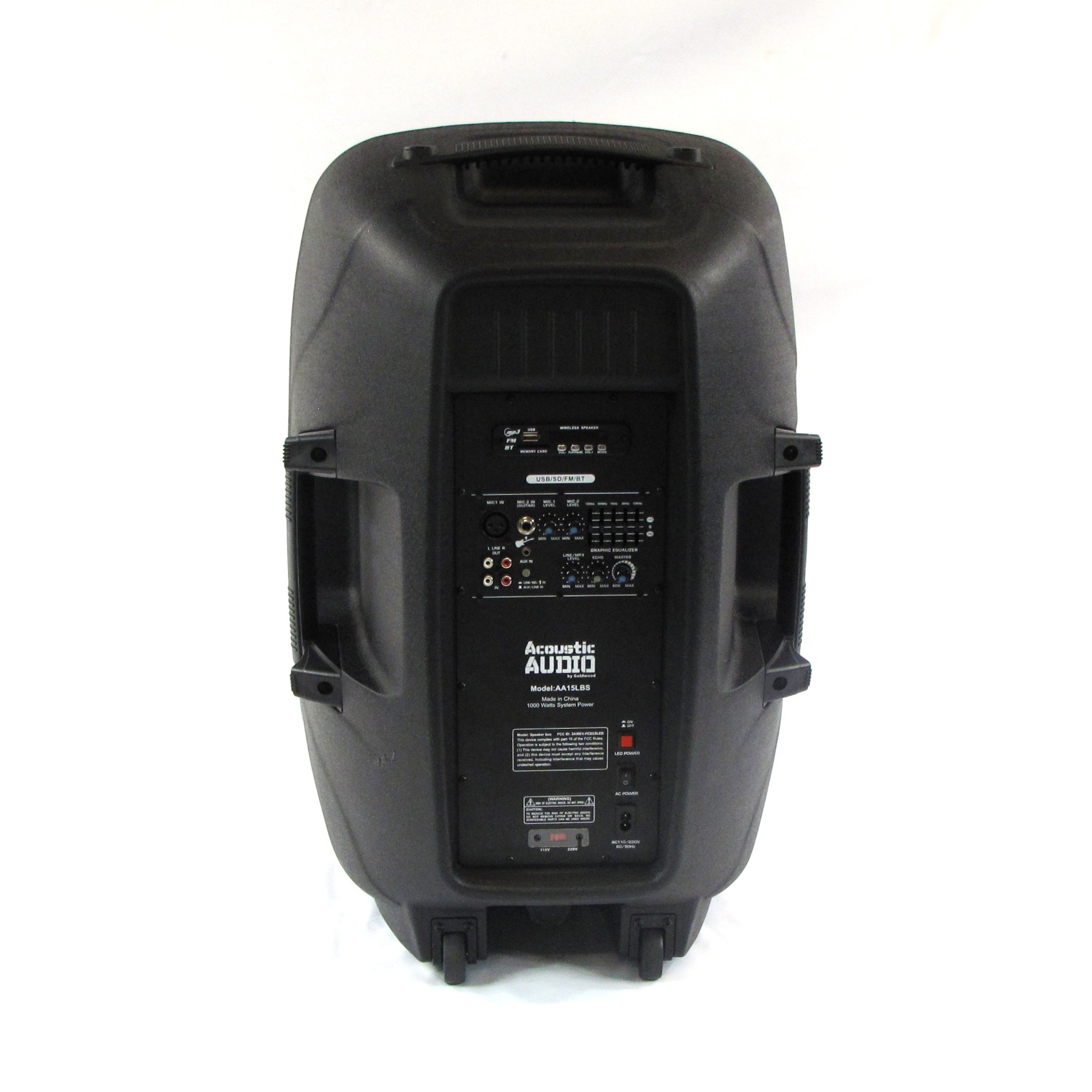 acoustic audio aa15lbs party speaker
