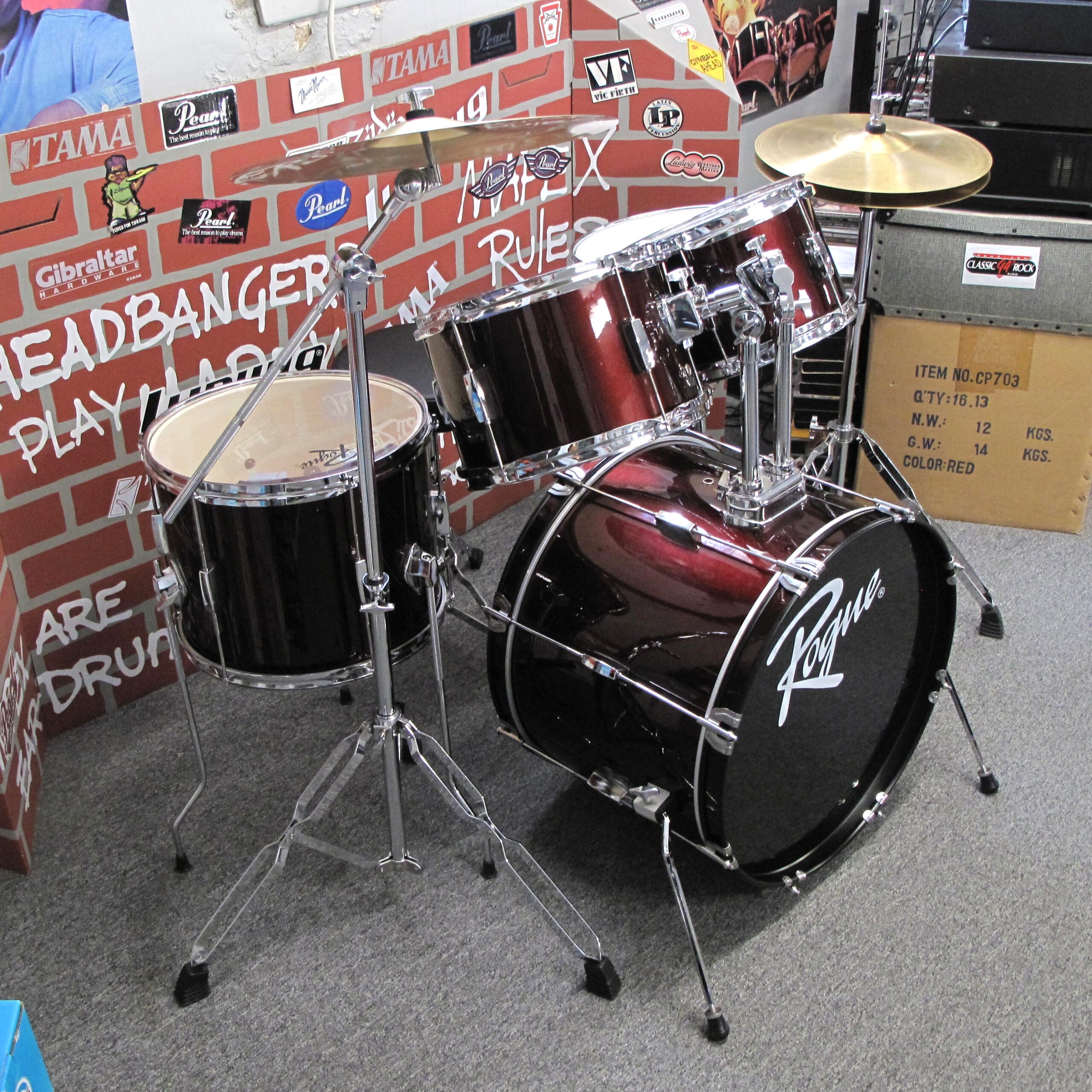 Rogue 5-Piece Drum Kit Package Used