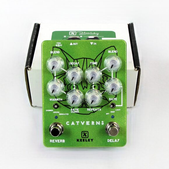 Keeley Caverns V2 Delay Reverb Limited Edition B's Music Catverns Used