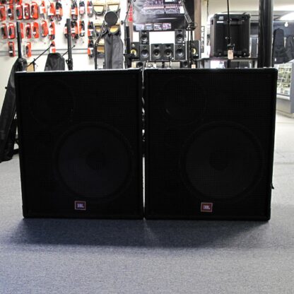 JBL MR838 3-Way PA Speaker Pair Used