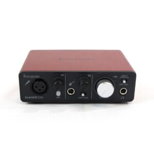 Focusrite Scarlett Solo USB Interface Used