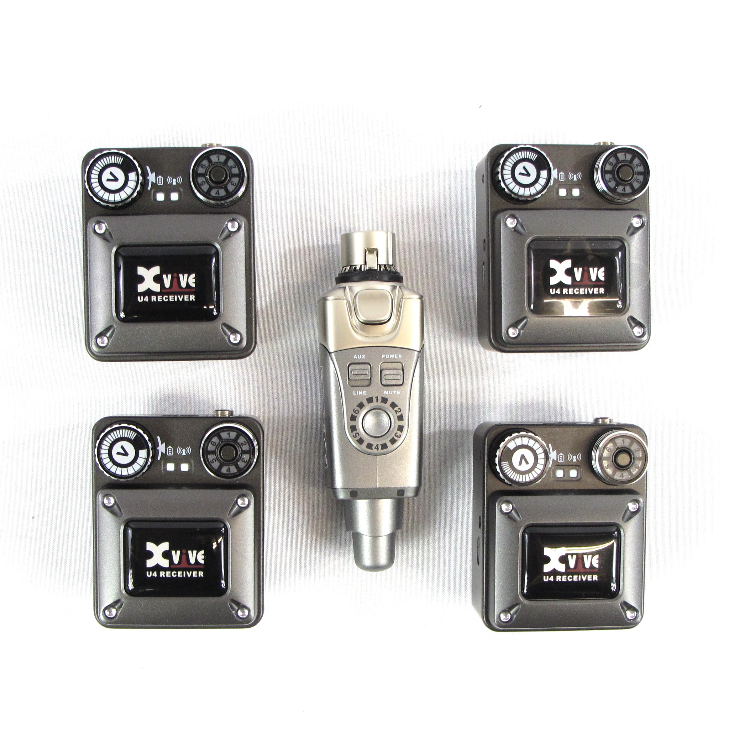 Xvive U4R4 Wireless In-Ear Monitor System Used