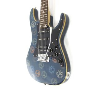 Unbranded Peace Sign Electric Guitar Used