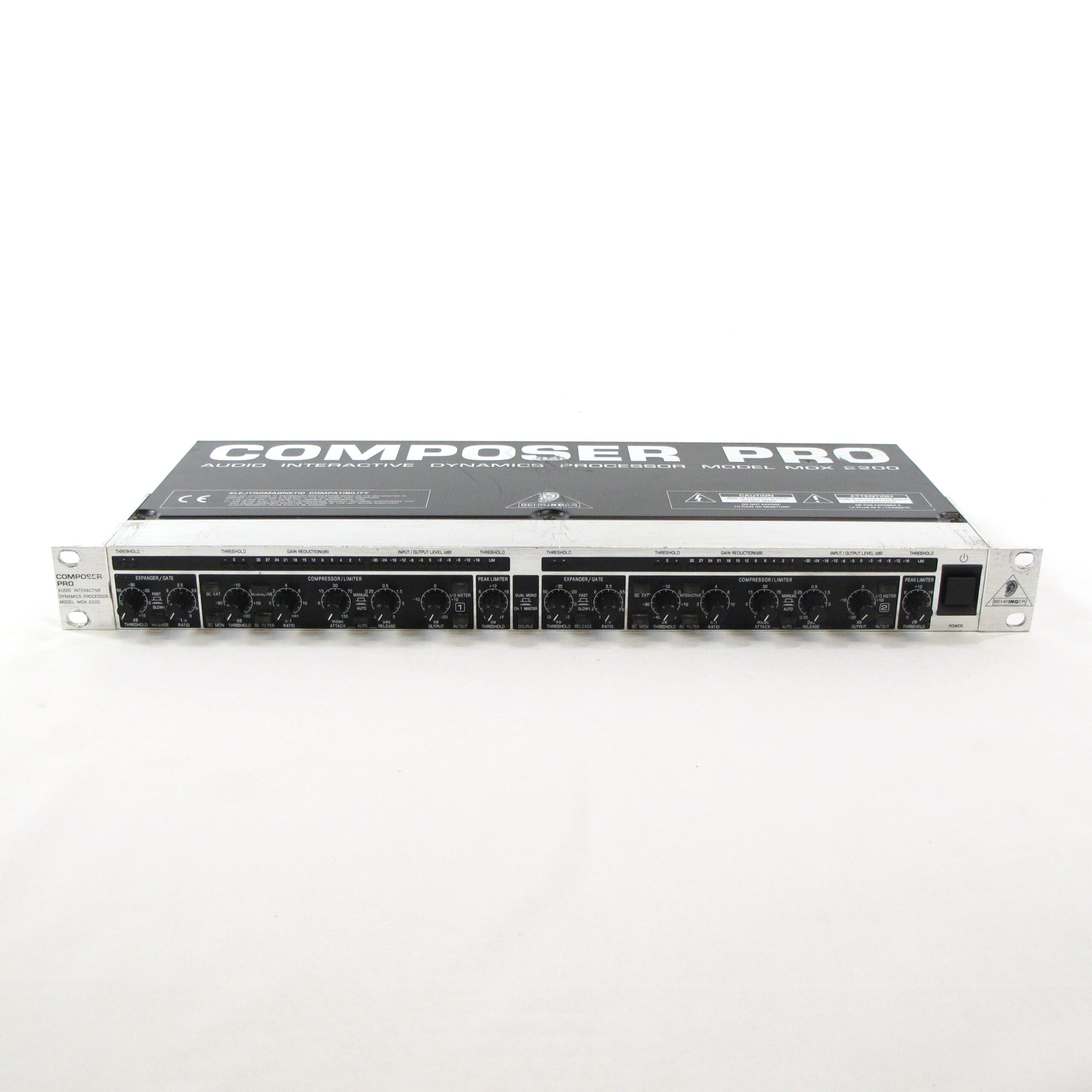 Behringer MDX2200 Composer Pro Expander/Gate/Compressor/Limiter Used