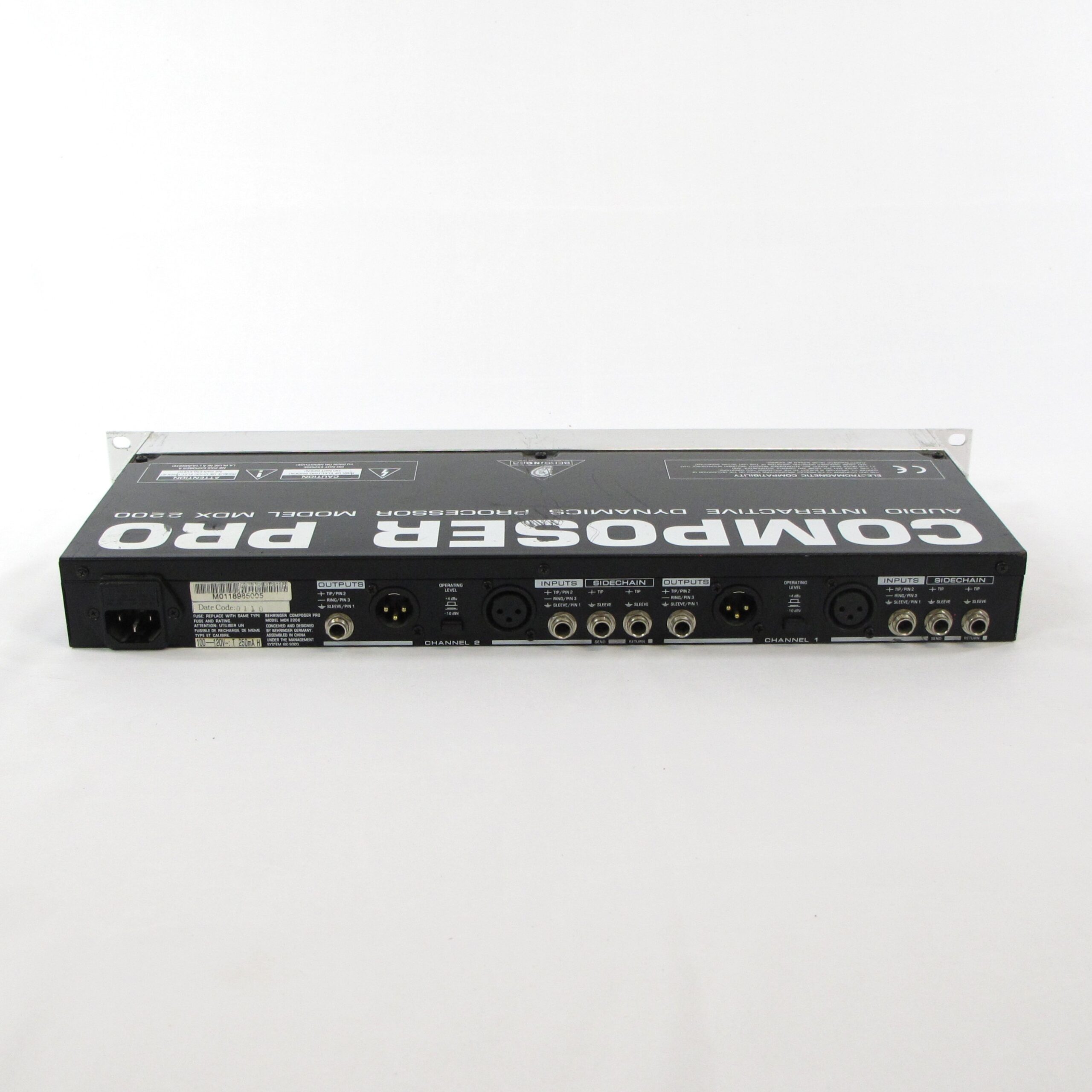 Behringer MDX2200 Composer Pro Expander/Gate/Compressor/Limiter Used