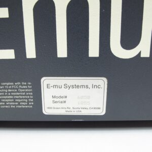 E-Mu Systems Emulator II+ Sampler Workstation - 1984-87 Vintage